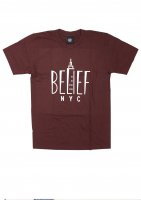 BELIEF NYC -EMPIRE S/S T-SHIRTS(BURGUNDY)<img class='new_mark_img2' src='https://img.shop-pro.jp/img/new/icons5.gif' style='border:none;display:inline;margin:0px;padding:0px;width:auto;' />