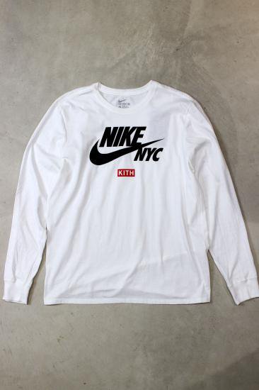 KITH Nike Logo Crewneck White