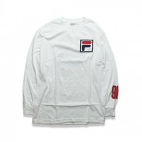 FILA -96 L/S T-SHIRT(WHITE)<img class='new_mark_img2' src='https://img.shop-pro.jp/img/new/icons5.gif' style='border:none;display:inline;margin:0px;padding:0px;width:auto;' />