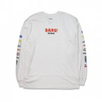 MAC MILLER -DANG L/S T-SHIRT(WHITE)<img class='new_mark_img2' src='https://img.shop-pro.jp/img/new/icons5.gif' style='border:none;display:inline;margin:0px;padding:0px;width:auto;' />