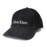 Calvin Klein -DENIM BASEBALL CAP(BLACK DENIM)<img class='new_mark_img2' src='https://img.shop-pro.jp/img/new/icons5.gif' style='border:none;display:inline;margin:0px;padding:0px;width:auto;' />