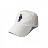 POLO RALPH LAUREN -BEAR CAP(WHITE)<img class='new_mark_img2' src='https://img.shop-pro.jp/img/new/icons5.gif' style='border:none;display:inline;margin:0px;padding:0px;width:auto;' />