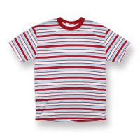 <50%OFF>EPTM.-90'S STRIPE S/S T-SHIRT(BURGUNDY/SKY BLUE)<img class='new_mark_img2' src='https://img.shop-pro.jp/img/new/icons20.gif' style='border:none;display:inline;margin:0px;padding:0px;width:auto;' />