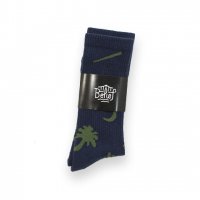 BELIEF NYC -PREHISTORIC SOCKS(NAVY)<img class='new_mark_img2' src='https://img.shop-pro.jp/img/new/icons5.gif' style='border:none;display:inline;margin:0px;padding:0px;width:auto;' />