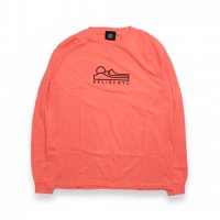 BELIEF NYC -TERRAIN L/S T-SHIRT(NEON RED ORENGE)<img class='new_mark_img2' src='https://img.shop-pro.jp/img/new/icons5.gif' style='border:none;display:inline;margin:0px;padding:0px;width:auto;' />