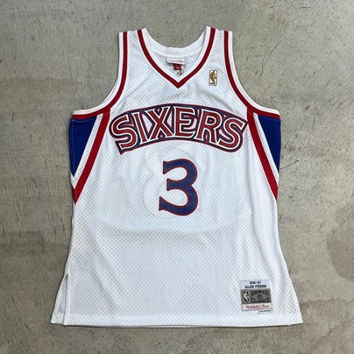 Mitchell&Ness -NBA SWINGMAN JERSEY 76SERS #3 IVERSON (WHITE)<img class='new_mark_img2' src='https://img.shop-pro.jp/img/new/icons5.gif' style='border:none;display:inline;margin:0px;padding:0px;width:auto;' />