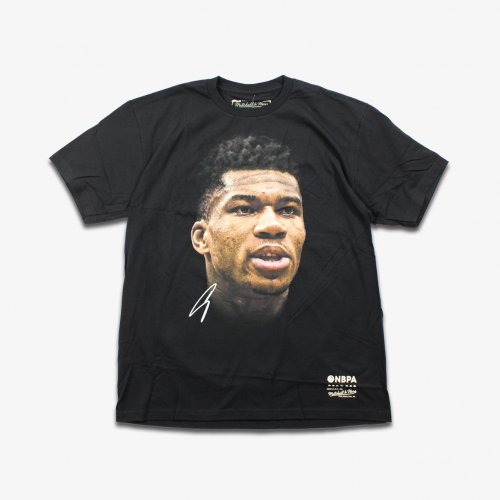 Mitchell&Ness-REAL BIG FACE T-SHIRTS  Giannis  Anteokounmpo(BLACK)