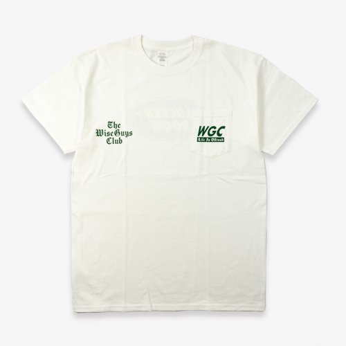 THE WISE GUYS CLUBLOCKER ROOM S/S T-SHIRT(WHITE)<img class='new_mark_img2' src='https://img.shop-pro.jp/img/new/icons5.gif' style='border:none;display:inline;margin:0px;padding:0px;width:auto;' />