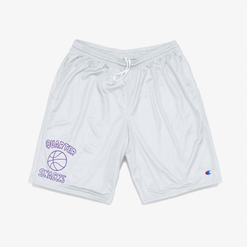 QUARTER SNACKS-BALL IS LIFE MESH SHORTS (GRAY)<img class='new_mark_img2' src='https://img.shop-pro.jp/img/new/icons20.gif' style='border:none;display:inline;margin:0px;padding:0px;width:auto;' />