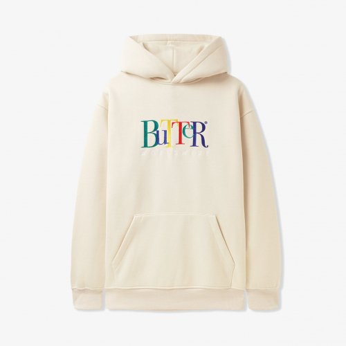 BUTTER GOODS-Jumble Embroidered Pullover Hoodie(Oatmeal)<img class='new_mark_img2' src='https://img.shop-pro.jp/img/new/icons5.gif' style='border:none;display:inline;margin:0px;padding:0px;width:auto;' />