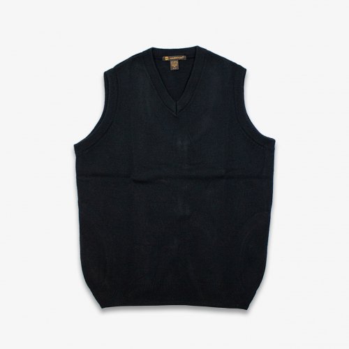 HARRITON-Pilbloc V-Neck Sweater Vest(BLACK)<img class='new_mark_img2' src='https://img.shop-pro.jp/img/new/icons5.gif' style='border:none;display:inline;margin:0px;padding:0px;width:auto;' />