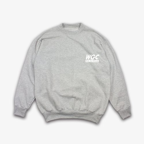 LOCKER ROOM×THE WISE GUYS CLUB-CREW NECK SWEAT(ASH GRAY)<img class='new_mark_img2' src='https://img.shop-pro.jp/img/new/icons5.gif' style='border:none;display:inline;margin:0px;padding:0px;width:auto;' />