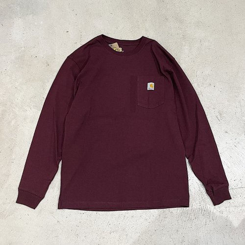 CARHARTT-WORKWEAR POCKET L/S TEE(BGD)<20%OFF><img class='new_mark_img2' src='https://img.shop-pro.jp/img/new/icons20.gif' style='border:none;display:inline;margin:0px;padding:0px;width:auto;' />