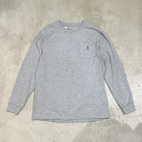 CARHARTT-WORKWEAR POCKET L/S TEE(GRY)<img class='new_mark_img2' src='https://img.shop-pro.jp/img/new/icons5.gif' style='border:none;display:inline;margin:0px;padding:0px;width:auto;' />