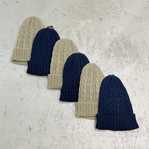 NEW HATTAN -CABLE BEANIE CAP<img class='new_mark_img2' src='https://img.shop-pro.jp/img/new/icons5.gif' style='border:none;display:inline;margin:0px;padding:0px;width:auto;' />