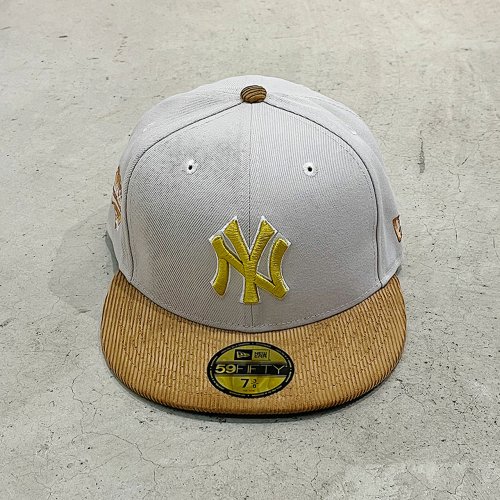 NEW ERA-59FIFTY CAP  CORD VISOR NEW YORK YANKEES(TAN/WEET) <img class='new_mark_img2' src='https://img.shop-pro.jp/img/new/icons5.gif' style='border:none;display:inline;margin:0px;padding:0px;width:auto;' />