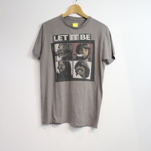 LR SELECT VINTAGE MUSIC-THE BEATLES LET IT BE T-SHIRT (GRAY)<img class='new_mark_img2' src='https://img.shop-pro.jp/img/new/icons5.gif' style='border:none;display:inline;margin:0px;padding:0px;width:auto;' />