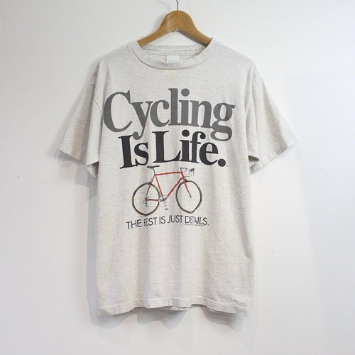 LR SELECT VINTAGE SPORTS -1994 BIG BALL SPORT CYCLING IS LIFE  T-SHIRT (WHITE)<img class='new_mark_img2' src='https://img.shop-pro.jp/img/new/icons5.gif' style='border:none;display:inline;margin:0px;padding:0px;width:auto;' />