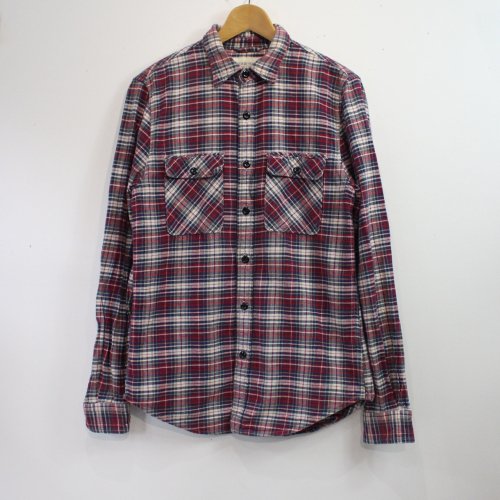 LR SELECT USED SHIRT -DENIM&SUPPLY L/S PLAID FLANNEL SHIRT (RED/NAVY)<img class='new_mark_img2' src='https://img.shop-pro.jp/img/new/icons62.gif' style='border:none;display:inline;margin:0px;padding:0px;width:auto;' />
