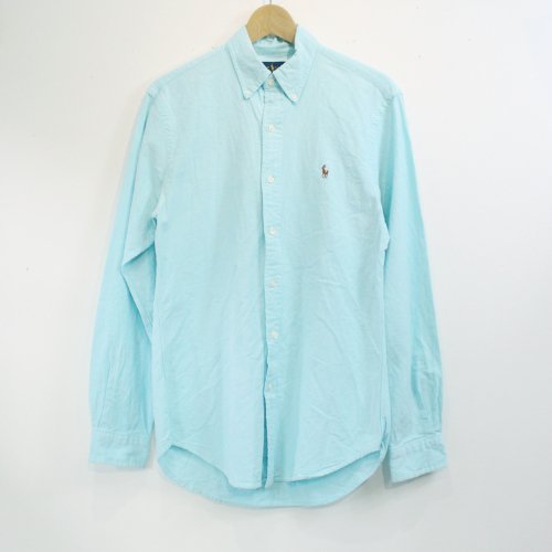 LR SELECT USED SHIRT -POLO RALPH LAUREN SLIM FIT L/S OXFORD  SHIRT (SKY BLUE)<img class='new_mark_img2' src='https://img.shop-pro.jp/img/new/icons62.gif' style='border:none;display:inline;margin:0px;padding:0px;width:auto;' />
