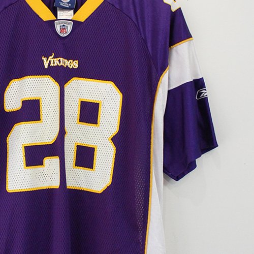 LR SELECT VINTAGE SPORTS - NFL JERSEY  VIKINGS #28 (PURPLE)<img class='new_mark_img2' src='https://img.shop-pro.jp/img/new/icons5.gif' style='border:none;display:inline;margin:0px;padding:0px;width:auto;' />