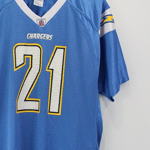 LR SELECT VINTAGE SPORTS - NFL JERSEY CHARGERS #21 (LIGHT BLUE)<img class='new_mark_img2' src='https://img.shop-pro.jp/img/new/icons5.gif' style='border:none;display:inline;margin:0px;padding:0px;width:auto;' />