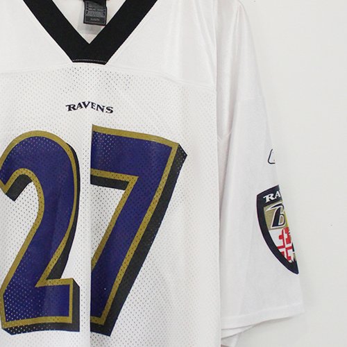 LR SELECT VINTAGE SPORTS - NFL JERSEY RAVENS #27(WHITE)<img class='new_mark_img2' src='https://img.shop-pro.jp/img/new/icons5.gif' style='border:none;display:inline;margin:0px;padding:0px;width:auto;' />