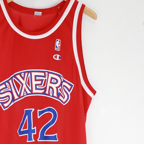 LR SELECT VINTAGE SPORTS - CHAMPION NBA 76ers #42 STACKHOUSE<img class='new_mark_img2' src='https://img.shop-pro.jp/img/new/icons5.gif' style='border:none;display:inline;margin:0px;padding:0px;width:auto;' />