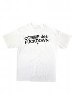 COMME des FUCK DOWN -S/S T-SHIRT(WHITE)<img class='new_mark_img2' src='https://img.shop-pro.jp/img/new/icons5.gif' style='border:none;display:inline;margin:0px;padding:0px;width:auto;' />