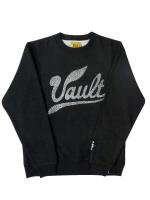 50%OFF>>>VAULT- CREW NECK SWEAT(BLACK)<img class='new_mark_img2' src='https://img.shop-pro.jp/img/new/icons24.gif' style='border:none;display:inline;margin:0px;padding:0px;width:auto;' />