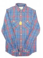 DENIM&SUPPLY -L/S SHIRT(BLUE,RED)<img class='new_mark_img2' src='https://img.shop-pro.jp/img/new/icons5.gif' style='border:none;display:inline;margin:0px;padding:0px;width:auto;' />