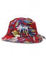  STUSSY-PARADISE BUCKET HAT (RED)<img class='new_mark_img2' src='https://img.shop-pro.jp/img/new/icons5.gif' style='border:none;display:inline;margin:0px;padding:0px;width:auto;' />