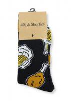 40's & Shorties -SOCKS(CHIKIN N' BEER/BLACK)<img class='new_mark_img2' src='https://img.shop-pro.jp/img/new/icons5.gif' style='border:none;display:inline;margin:0px;padding:0px;width:auto;' />
