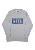 KITH -CLASSIC LOGO CREW NECK(GRAY)<img class='new_mark_img2' src='https://img.shop-pro.jp/img/new/icons5.gif' style='border:none;display:inline;margin:0px;padding:0px;width:auto;' />