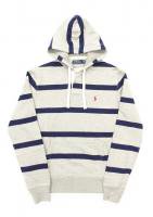 POLO RALPH LAUREN -STRIPED HOODIE(GRAY)<img class='new_mark_img2' src='https://img.shop-pro.jp/img/new/icons5.gif' style='border:none;display:inline;margin:0px;padding:0px;width:auto;' />