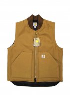 Carhartt -DUCK VEST(BROWN)<img class='new_mark_img2' src='https://img.shop-pro.jp/img/new/icons5.gif' style='border:none;display:inline;margin:0px;padding:0px;width:auto;' />
