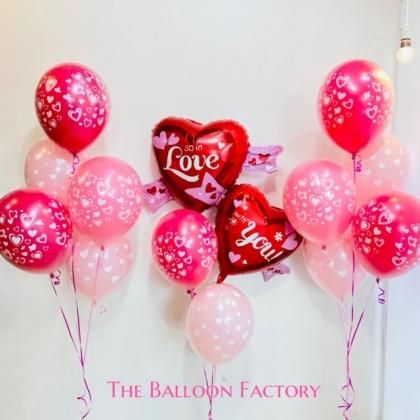 ボリューミーバルーン ハートがいっぱい バルーンファクトリー The Balloon Factory