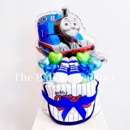 おむつケーキ トーマス 1段 バルーンファクトリー The Balloon Factory