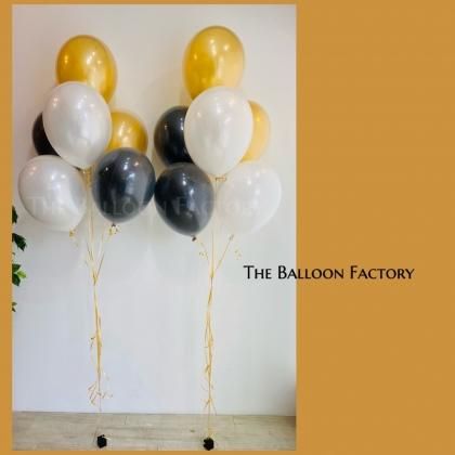 ボリューミーバルーン ゴールド ホワイト ブラック バルーンファクトリー The Balloon Factory ボリューミーバルーン ゴールド ホワイト ブラック バルーンファクトリー The Balloon Factory