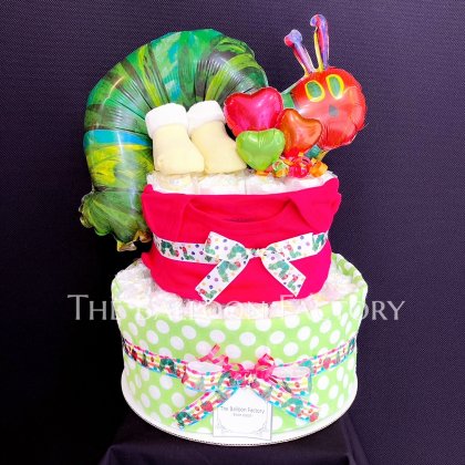おむつケーキは新生児の出産祝いや、ベビーシャワーのお祝いに最適な