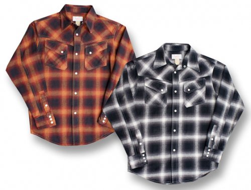 cushman 25505 OMBRE CHECK WESTERN SHIRTS | cushmanより 人気