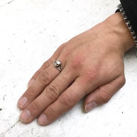 Old スカルモチーフ シルバーリング 925 18 骸骨 ヨーロッパやアメリカのヴィンテージ古着なら 古着屋chupa Old スカルモチーフ シルバーリング 925 18 骸骨 ヨーロッパやアメリカのヴィンテージ古着なら 古着屋chupa