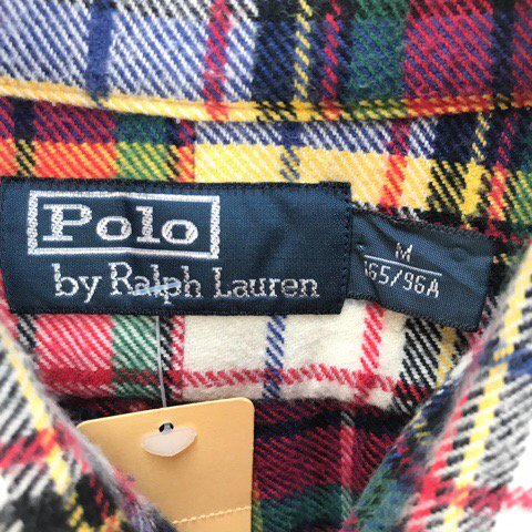 Ralph Lauren　ラルフローレン　長袖　チェック柄　ネルシャツ - ヨーロッパやアメリカのヴィンテージ古着なら｜古着屋ChuPa