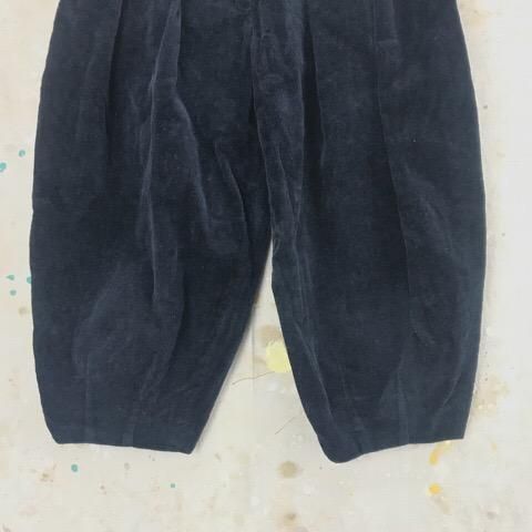 OLD Seeler 変形 クロップド丈 コーデュロイバルーンパンツ