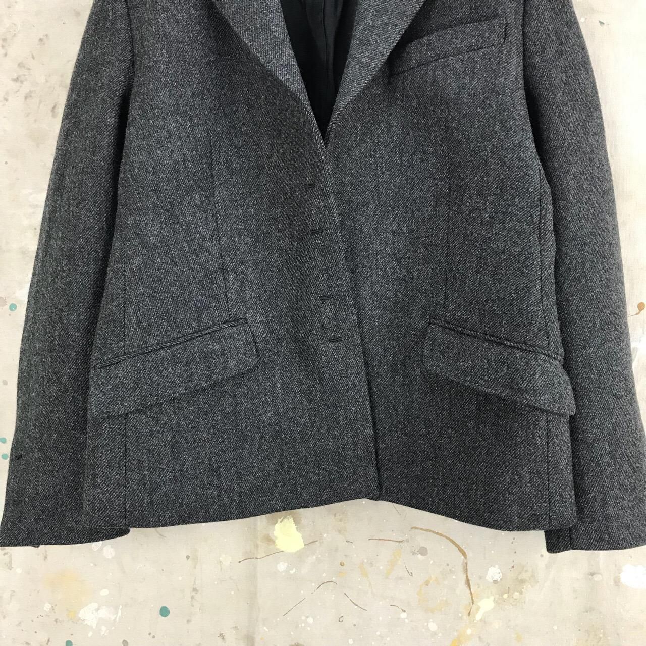 PRADA プラダ セットアップ シングル 3B ウール グレー  48R セットアップ 【お年玉セール特価】