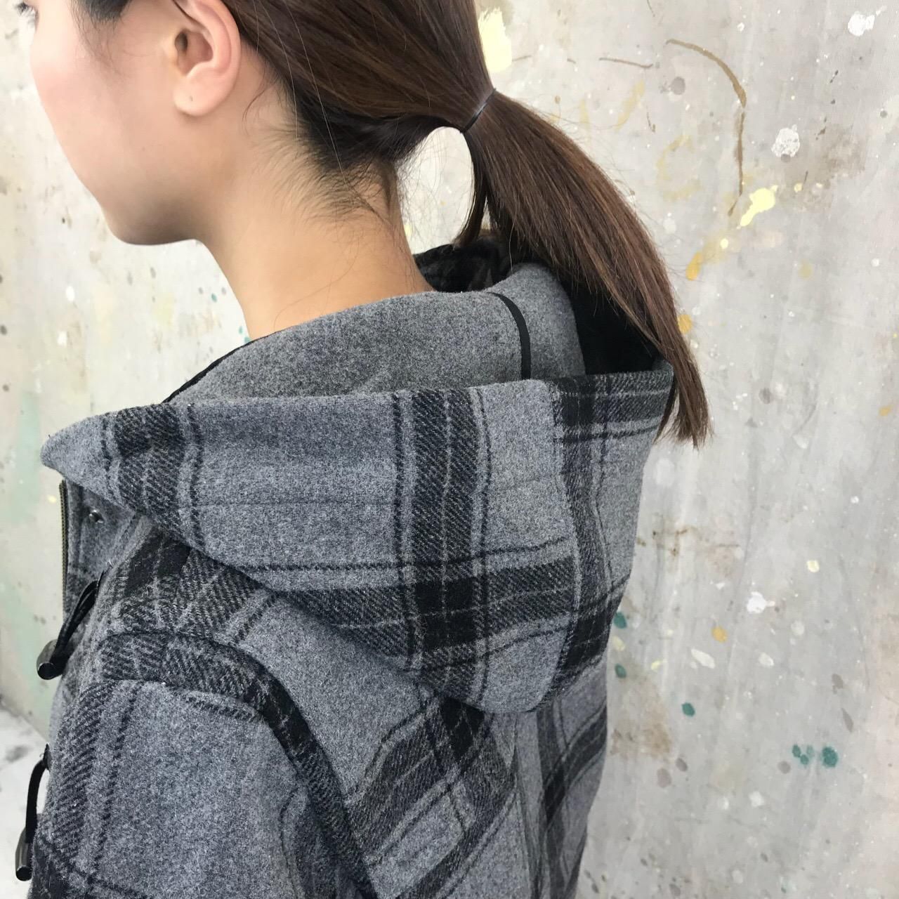 アメリカ古着 Aeropostale チェック柄 ショート丈 ウールダッフルコート ヨーロッパやアメリカのヴィンテージ古着なら 古着屋chupa アメリカ古着 Aeropostale チェック柄 ショート丈 ウールダッフルコート ヨーロッパやアメリカのヴィンテージ古着なら 古着屋chupa