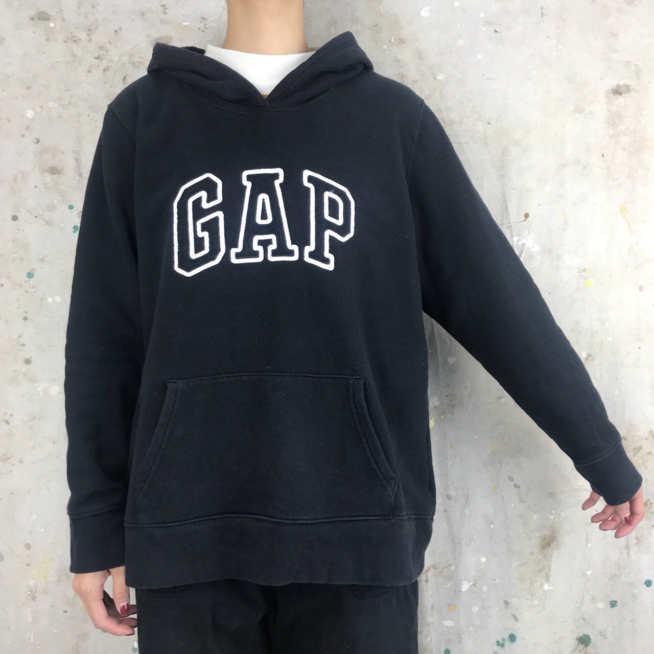 古着 GAP アメリカサイズ ＸＬ グレーパーカー - パーカー