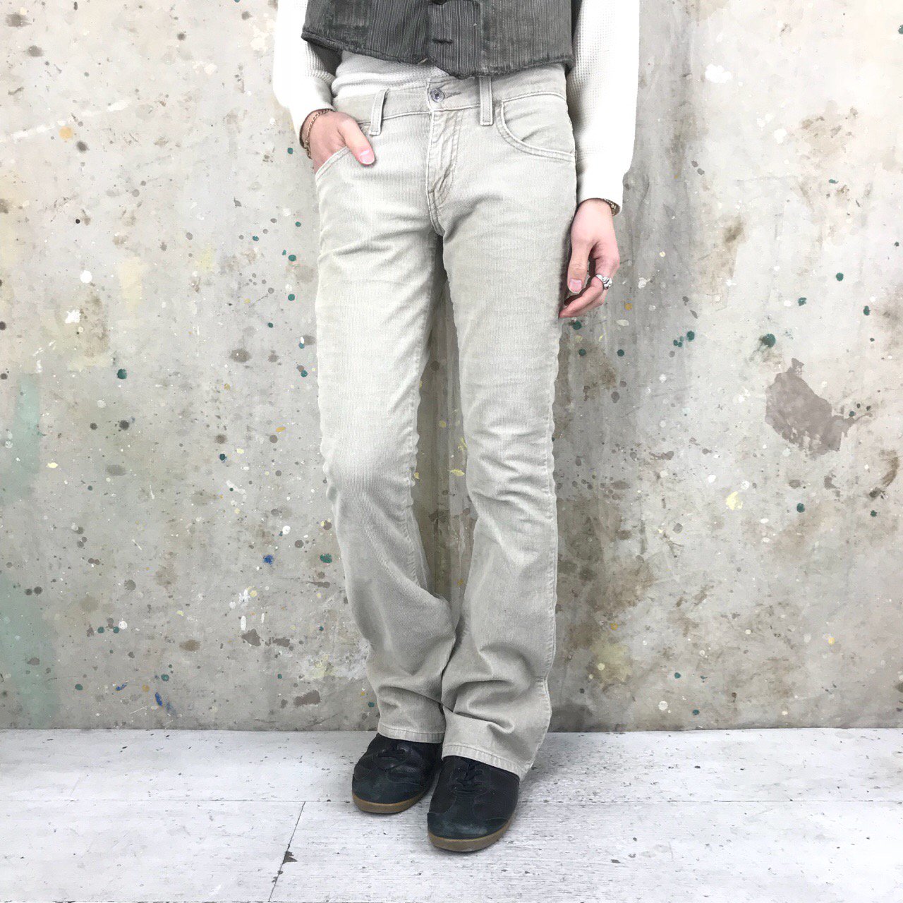 アメリカ古着 Levis リーバイス SUPERLOW STRETCH コーデュロイパンツ