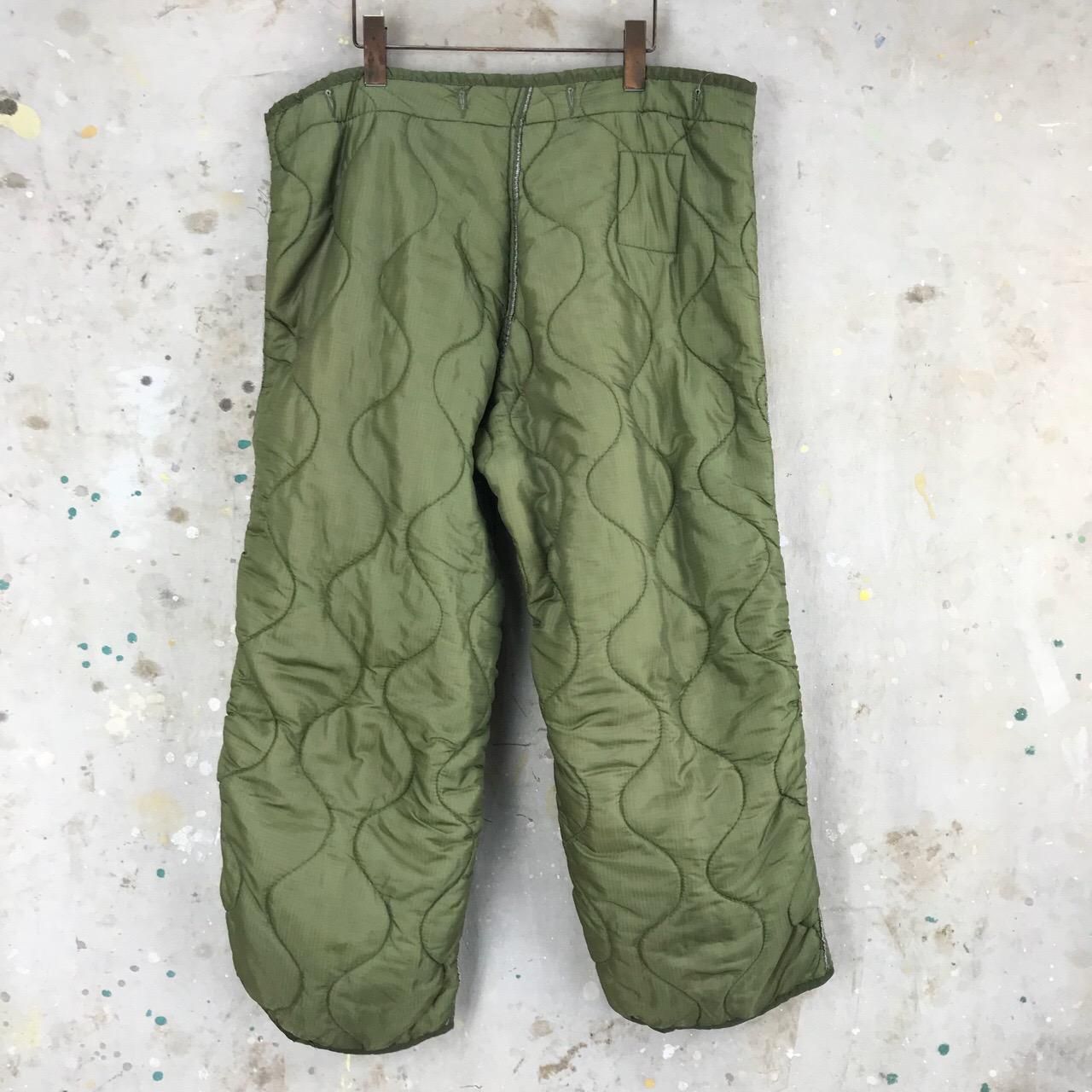 70s 80s 米軍 USAF CWU-9/P ナイロン キルティング ライナー