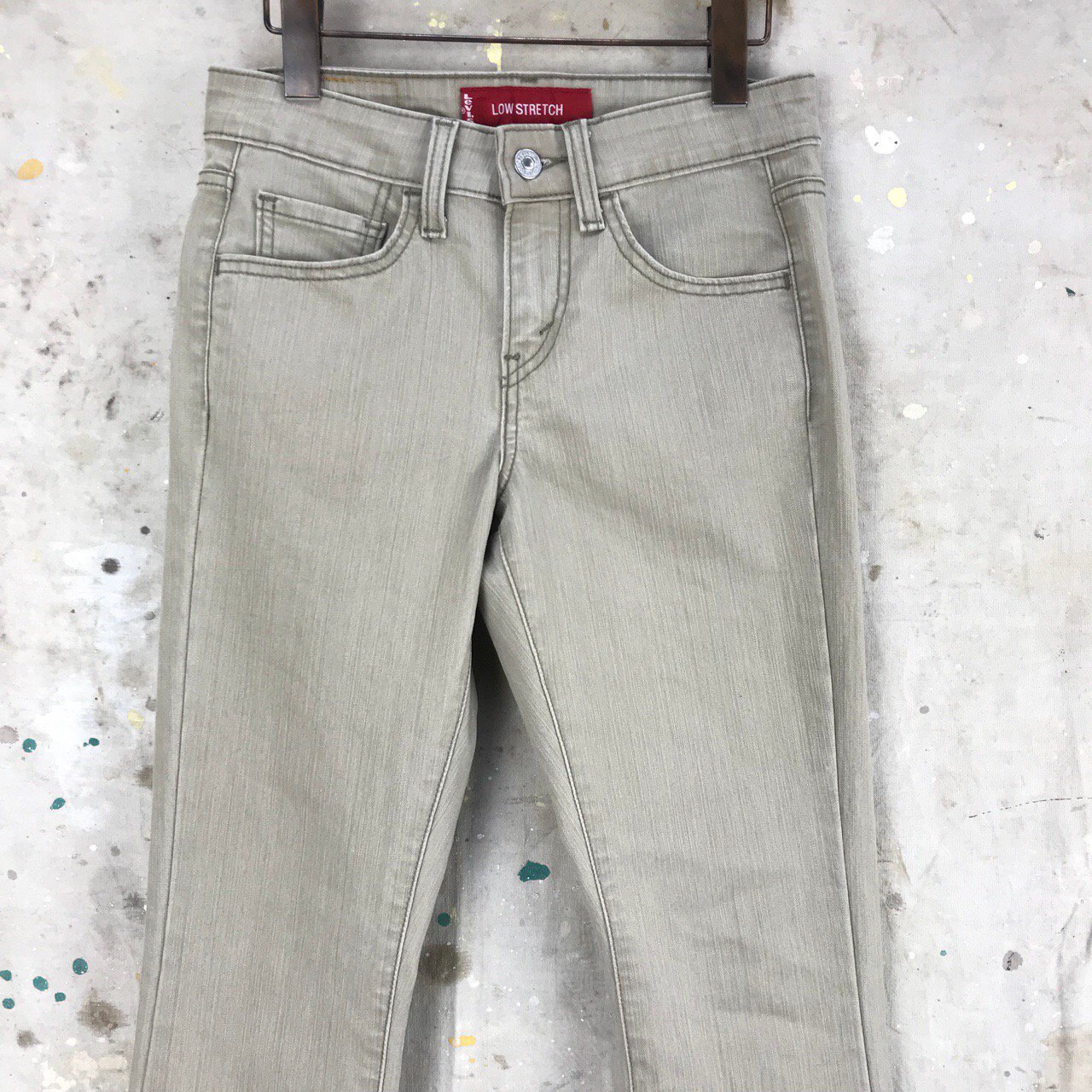 アメリカ古着　Levis　SUPERLOW STRETCH　519　フレアパンツ　ベージュ -  ヨーロッパやアメリカのヴィンテージ古着なら｜古着屋ChuPa